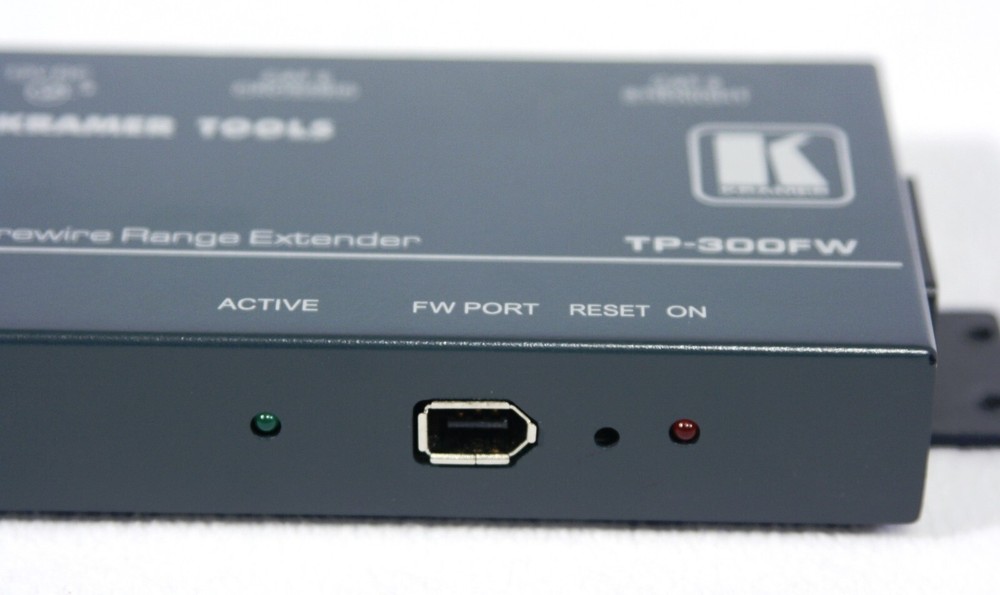 Kramer Tools FireWire Range Extender TP-300FW +Mounting Brackets*NO Power Supply