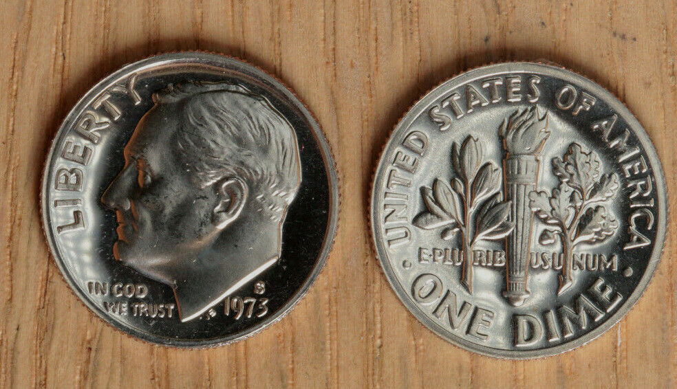 1973 S Proof Roosevelt Dime - Choice to Gem Proof