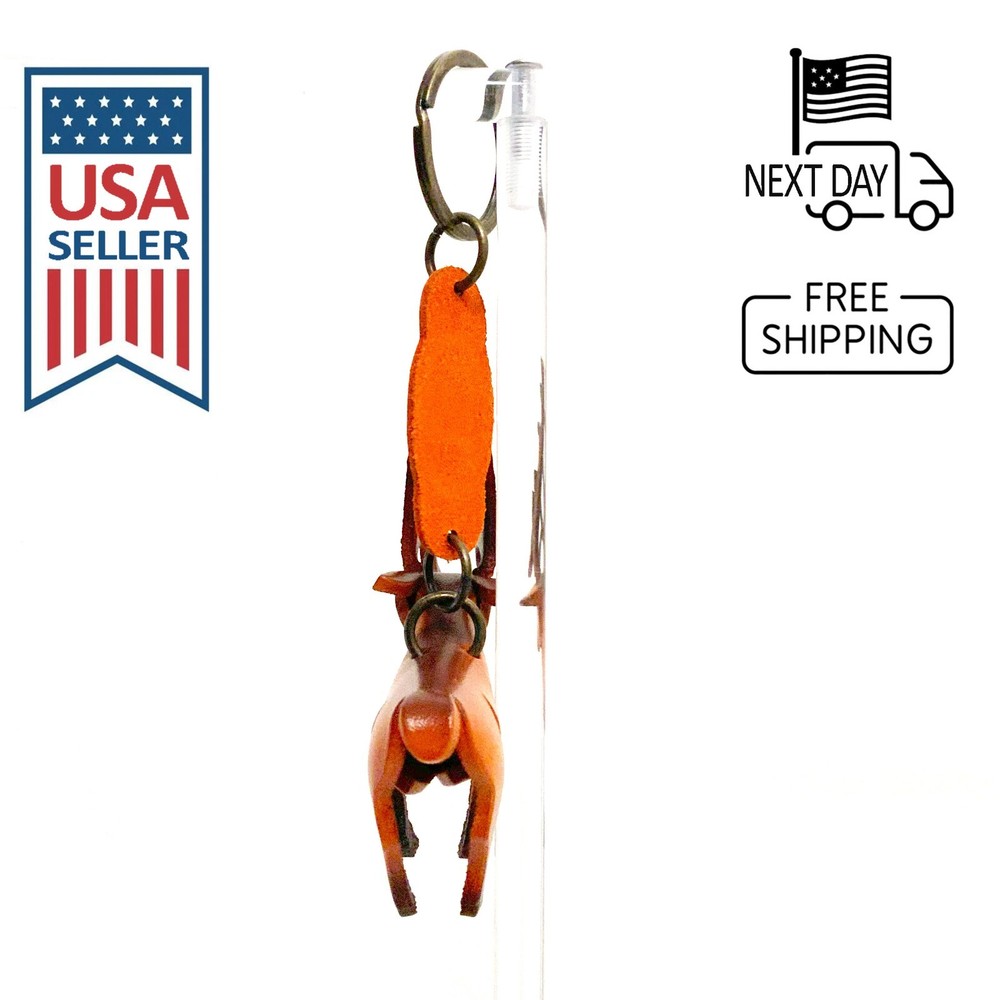 Elk Handmade Leather Keyring