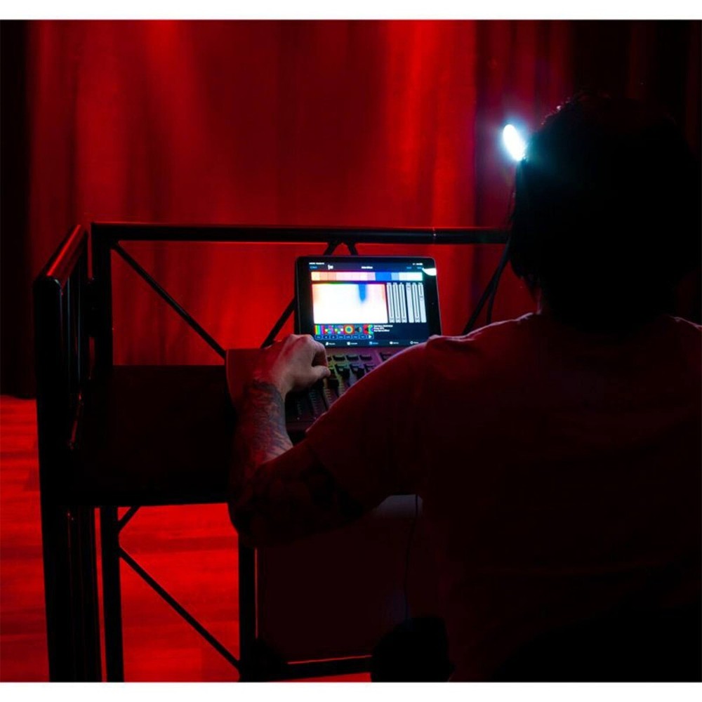 Eliminator Lighting Pro Event Table 2 Portable Workstation Facade + Shelves &...