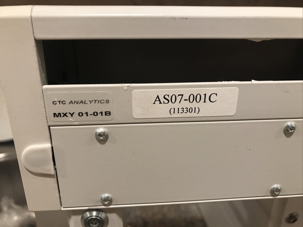 CTC Analytics Microcal Autosampler MXY 01-01B Please Read