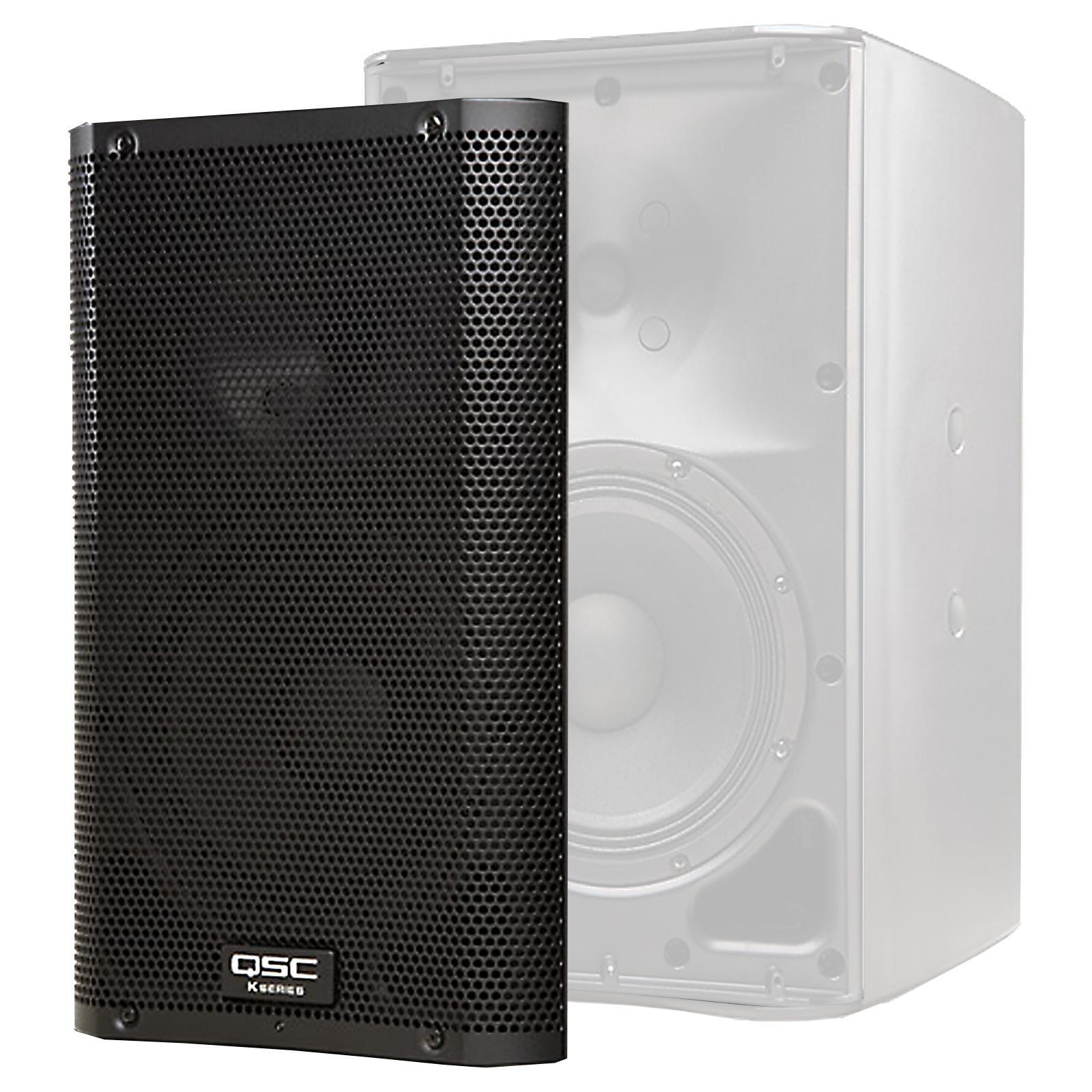 QSC K12 Speaker Replacement Grill / Grille with logo in Black