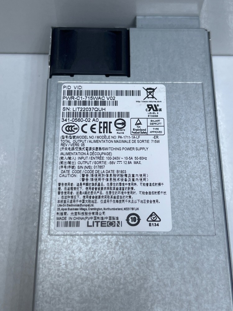 Cisco PWR-C1-715WAC Power Supply Unit