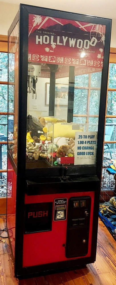 Vintage Hollywood Skill Crane Claw Machine