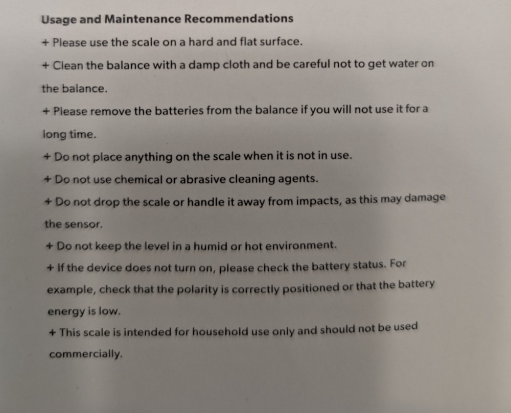 Digital Kitchen Food Scale