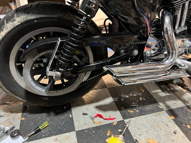 Side License Plate Relocation Bracket for HARLEY DAVIDSON SPORTSTER All Years