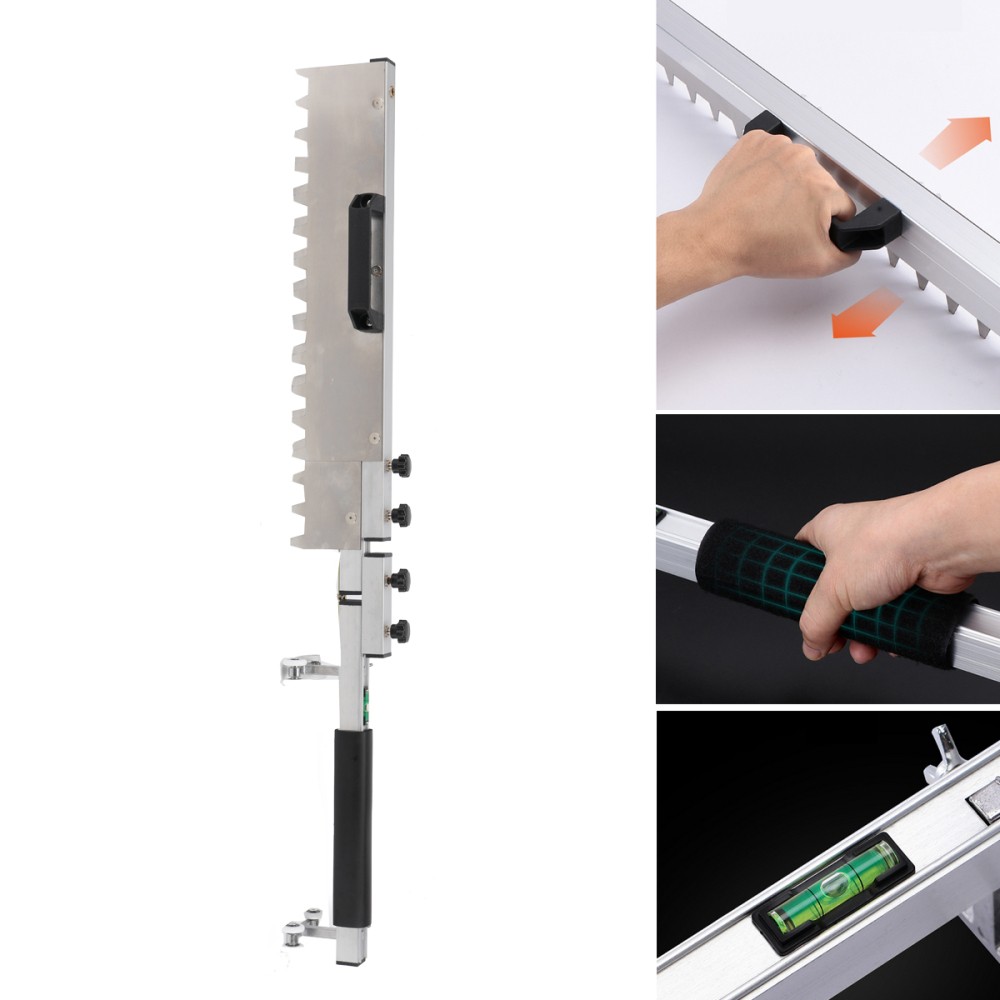 New Thicken Tile Flat Sand Tool Manual Floor Ash Leveling Paving Tool Foldable
