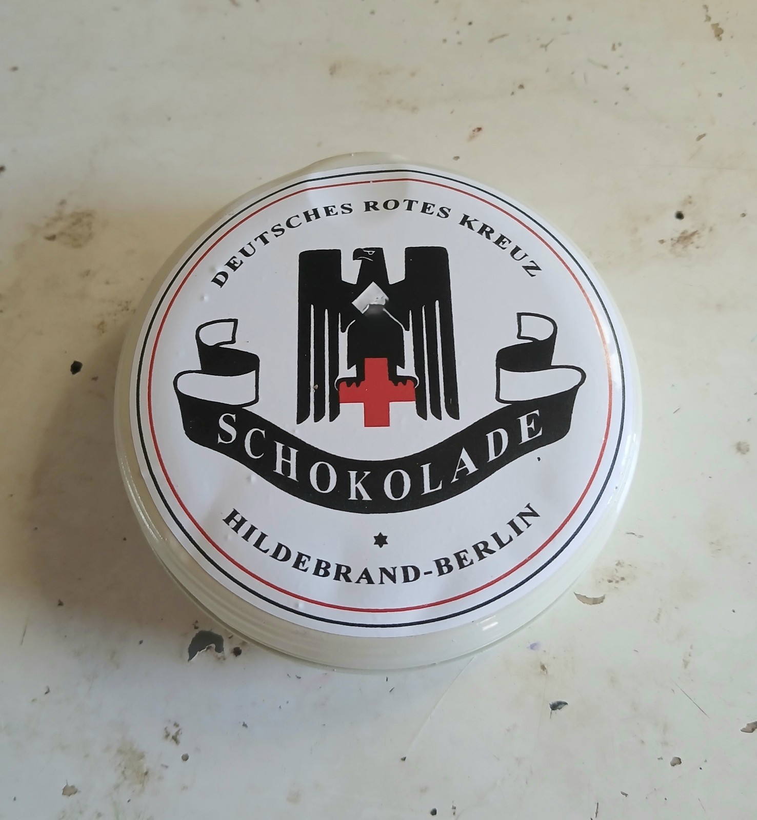 WW2 German reproduction Scho-ko-Lade in w / Medical label, new, eatable