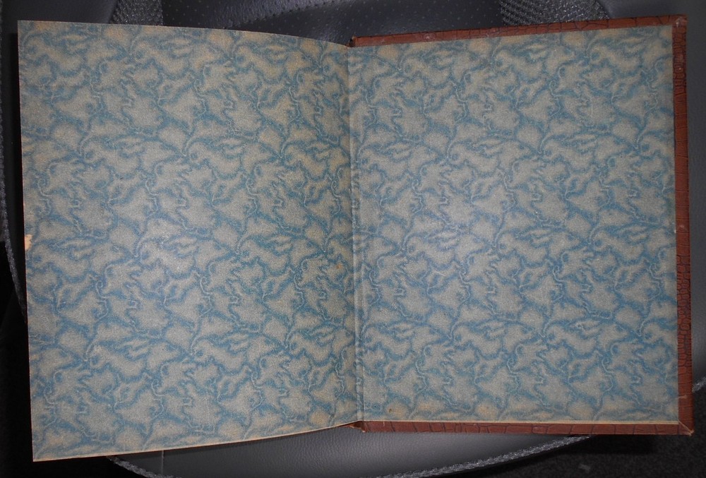 Brown stockbook; 12 /2 pages each with 11 pockets [total 264 pockets]