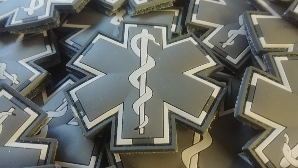 EMT / EMS PARAMEDIC - ACU COLOR 3D PVC PATCH