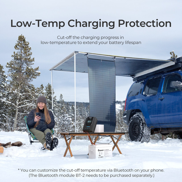 Renogy Rover 20A 12V/24V MPPT Solar Charge Controller LCD Regulator for Battery