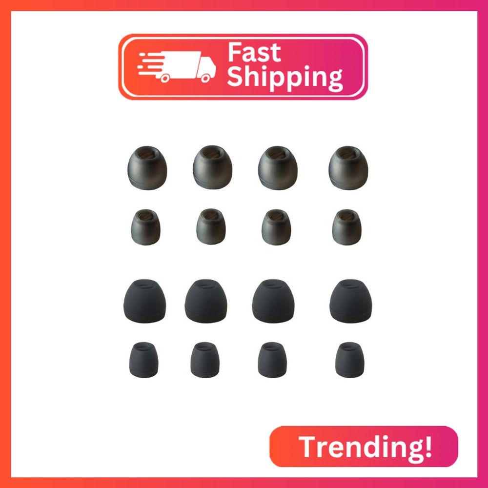 Luckvan 8 Pairs Extra Small Earbuds Tips Replacement Silicone Ear Tips Extra Sma