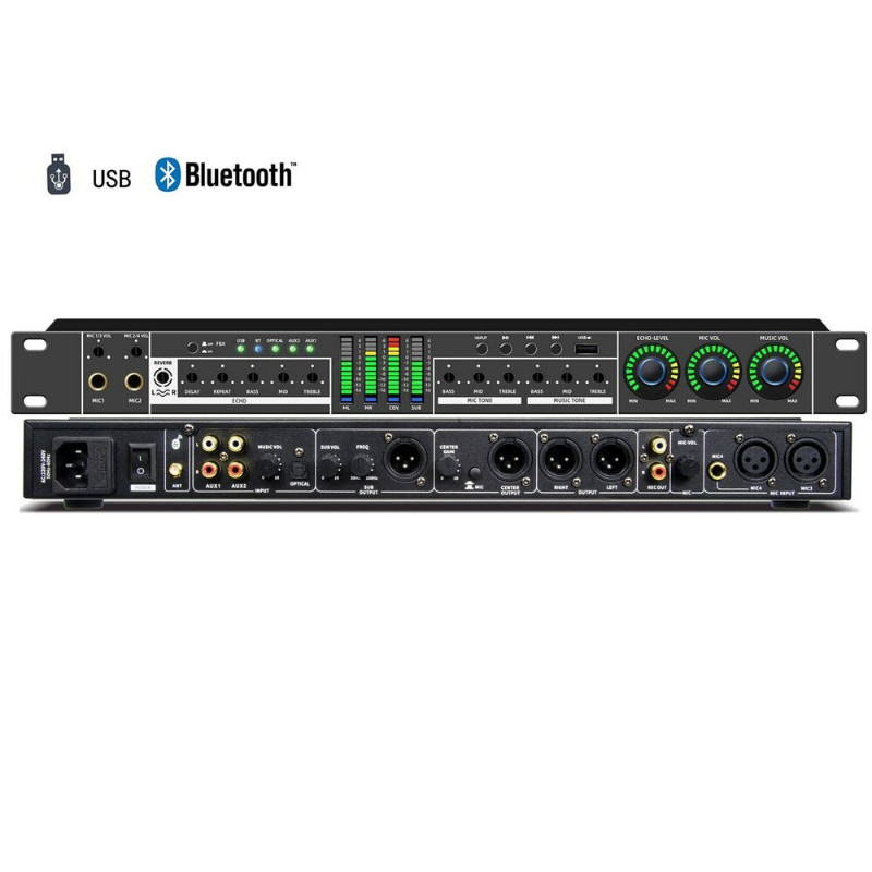 Professional Karaoke Processor Audio Processor Pre-Effects KTV Digital Audios