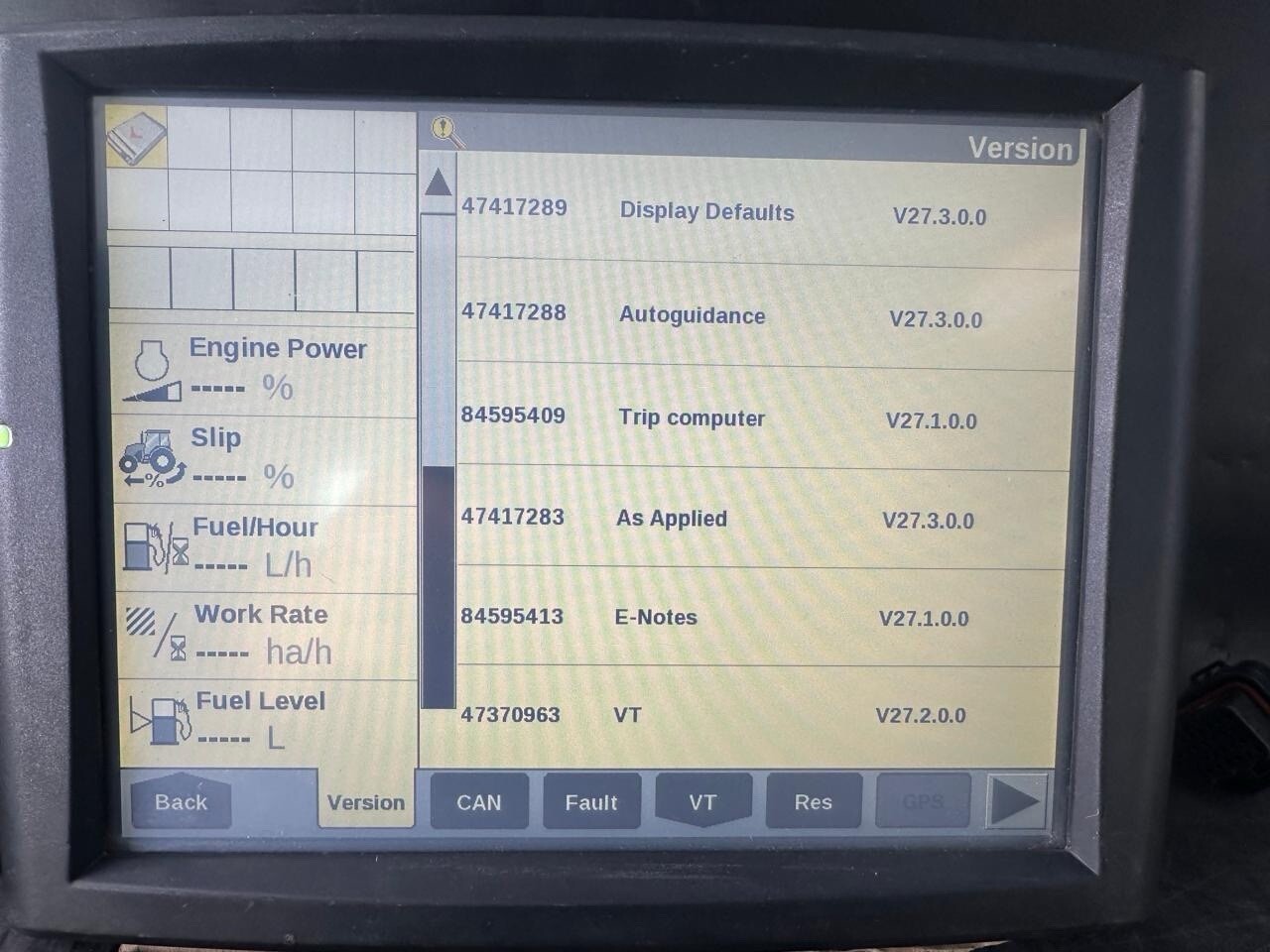 FRED II Case IH AFS PRO 700 color Display Inteliview IV