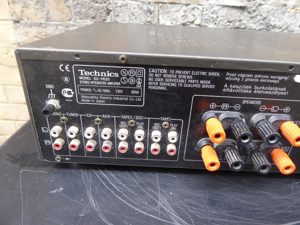 Technics SU-V620 Integrated HiFi Amplifier with Phono Input Amp Separates