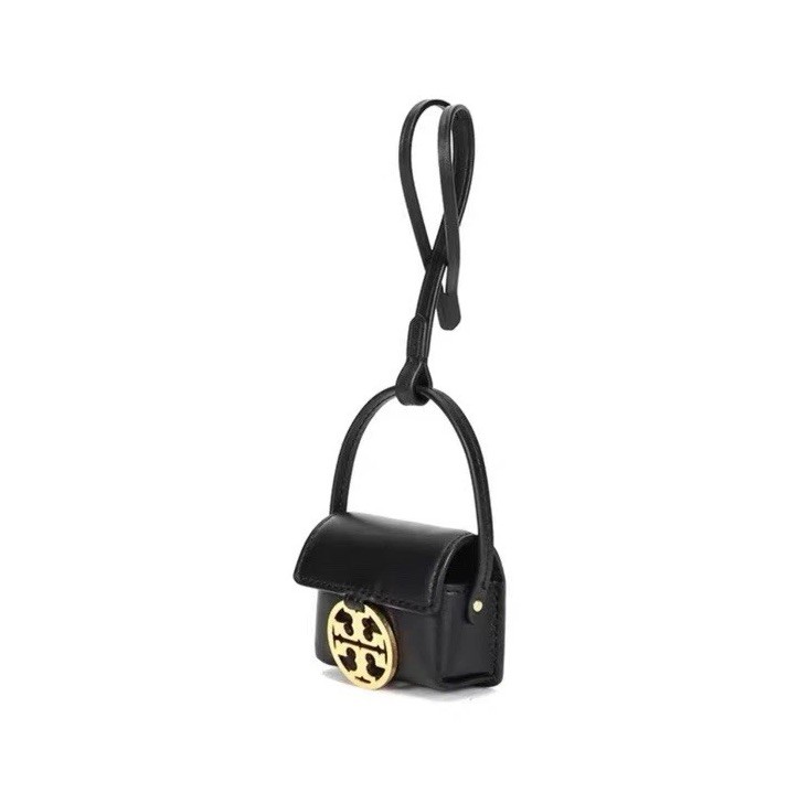 Tory Burch Miller Leather Airpod Case NWT