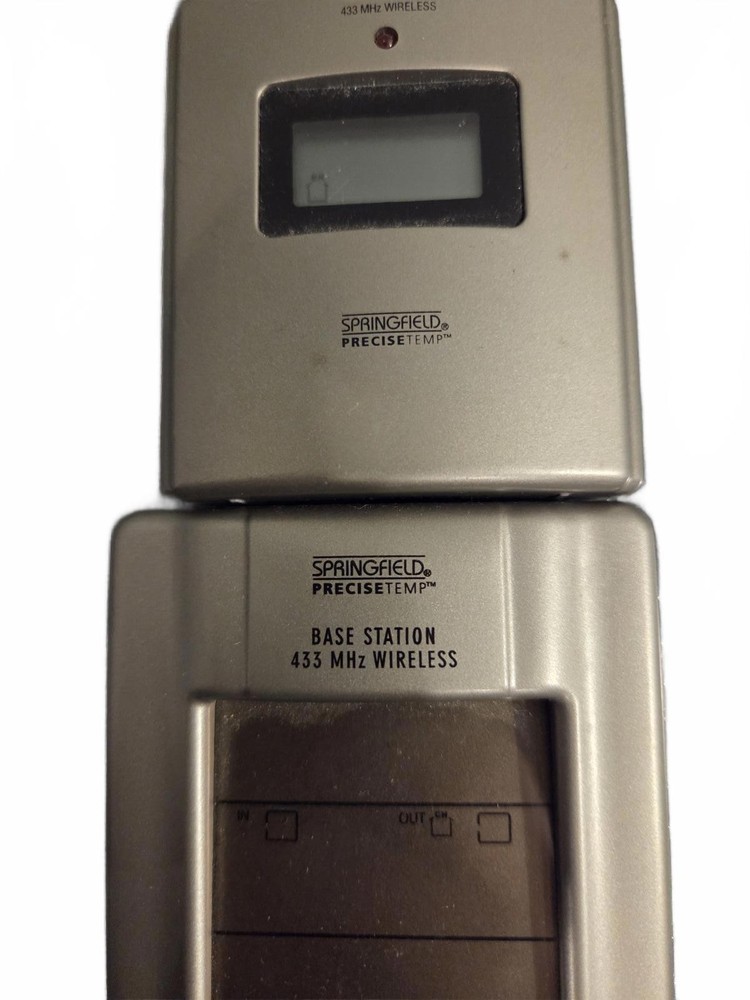 Springfield PrciseTemp Wireless Base Station | Indoor Outdoor Thermometer