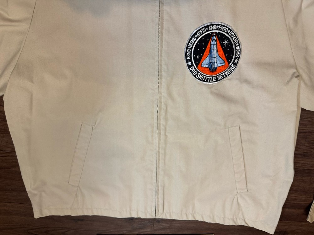 Vintage NASA Space Shuttle Jacket - DOD Shuttle Network- Shuttle Support Team
