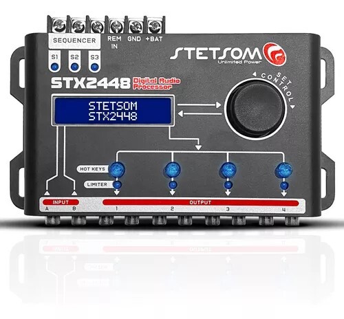 Stetsom STX2448/DSP Crossover 4 Channel Digital Audio Processor/Fast Shipping