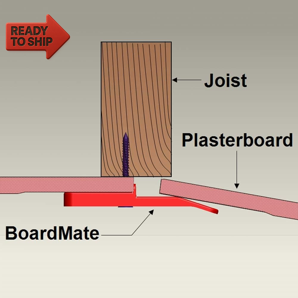 Boardmate - Drywall Fitting Tool, Supports the Board in Place While Installing