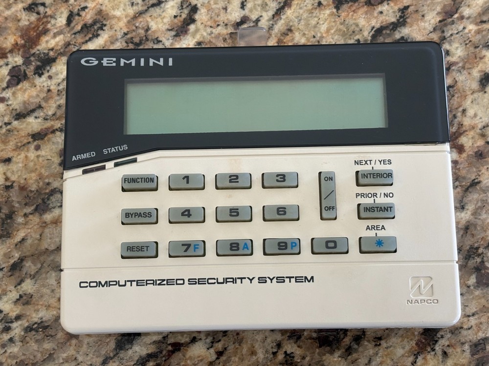 Napco Gemini Alphanumeric Keypad (GEM-RP1CAE2)