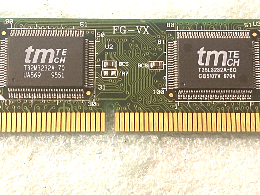 PULLS FIC FG-VX 2 CHIP 256K SYNC CACHE MODULE RM2-CMP54-6