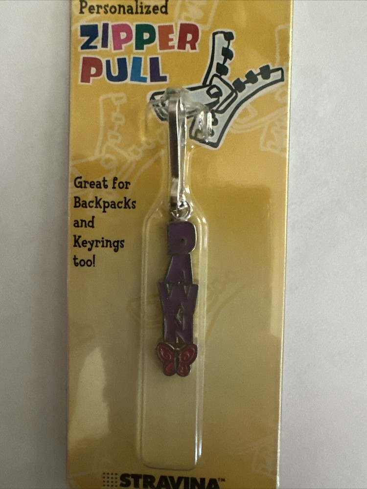 Personalized Zipper pull (DAWN)