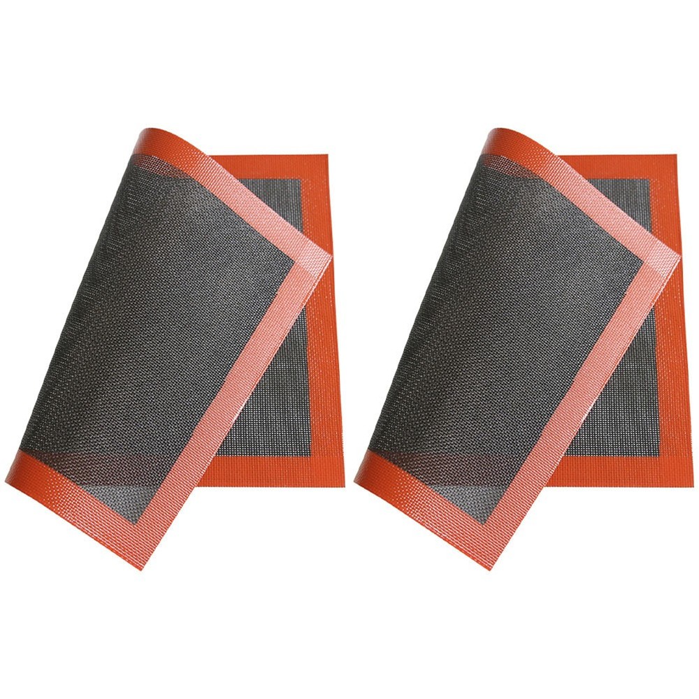 2 Pcs Cookie Mats for Baking Tray Kitchen Tools Insulation Cloth
