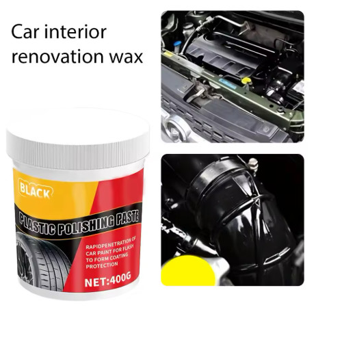 Car interior polish black