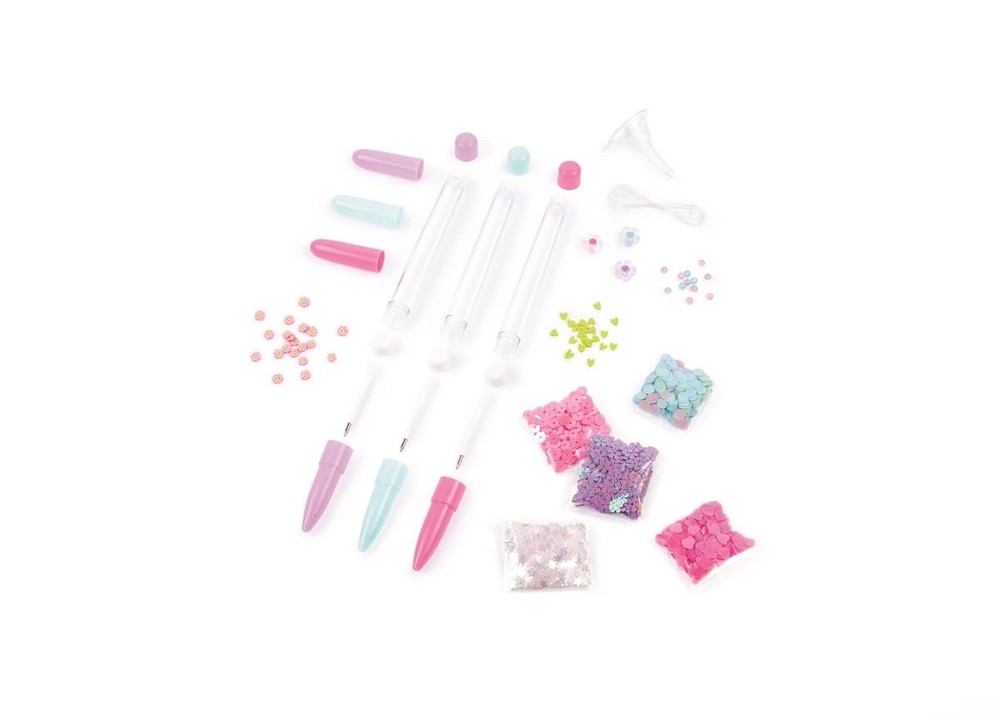 Make It Real DIY Floaty Pens Kit - Create 3 Sparkly, Customizable Pens with...