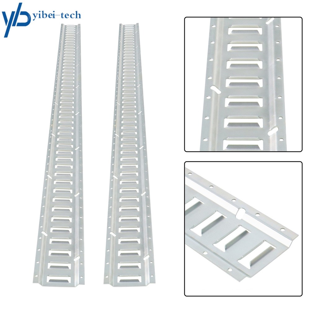 30 Pack 8' E Track Tie Down Rail Kit Horizontal Galvanized Durable For Trucks