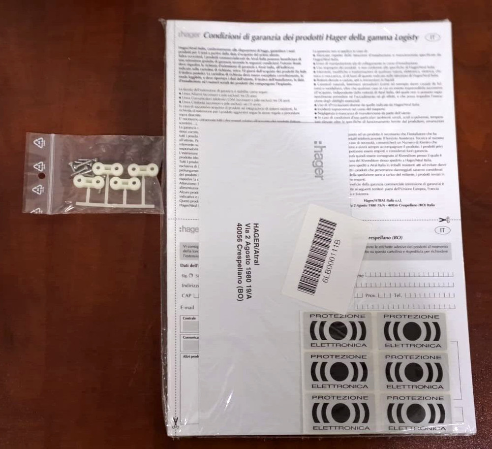 HAGER RLC332T CONTROL PANEL - 3 GROUPS - 25 DETECTORS