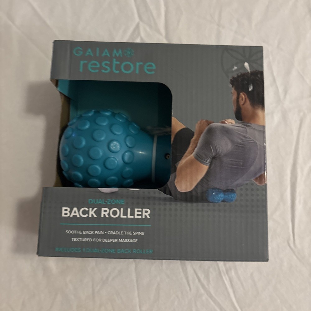 Gaiam Dual-Zone Back Roller
