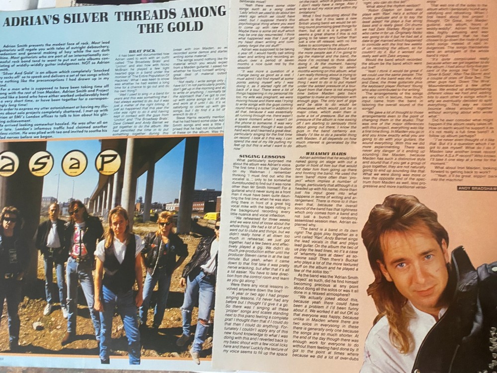 ASAP, Two Page Vintage Clipping