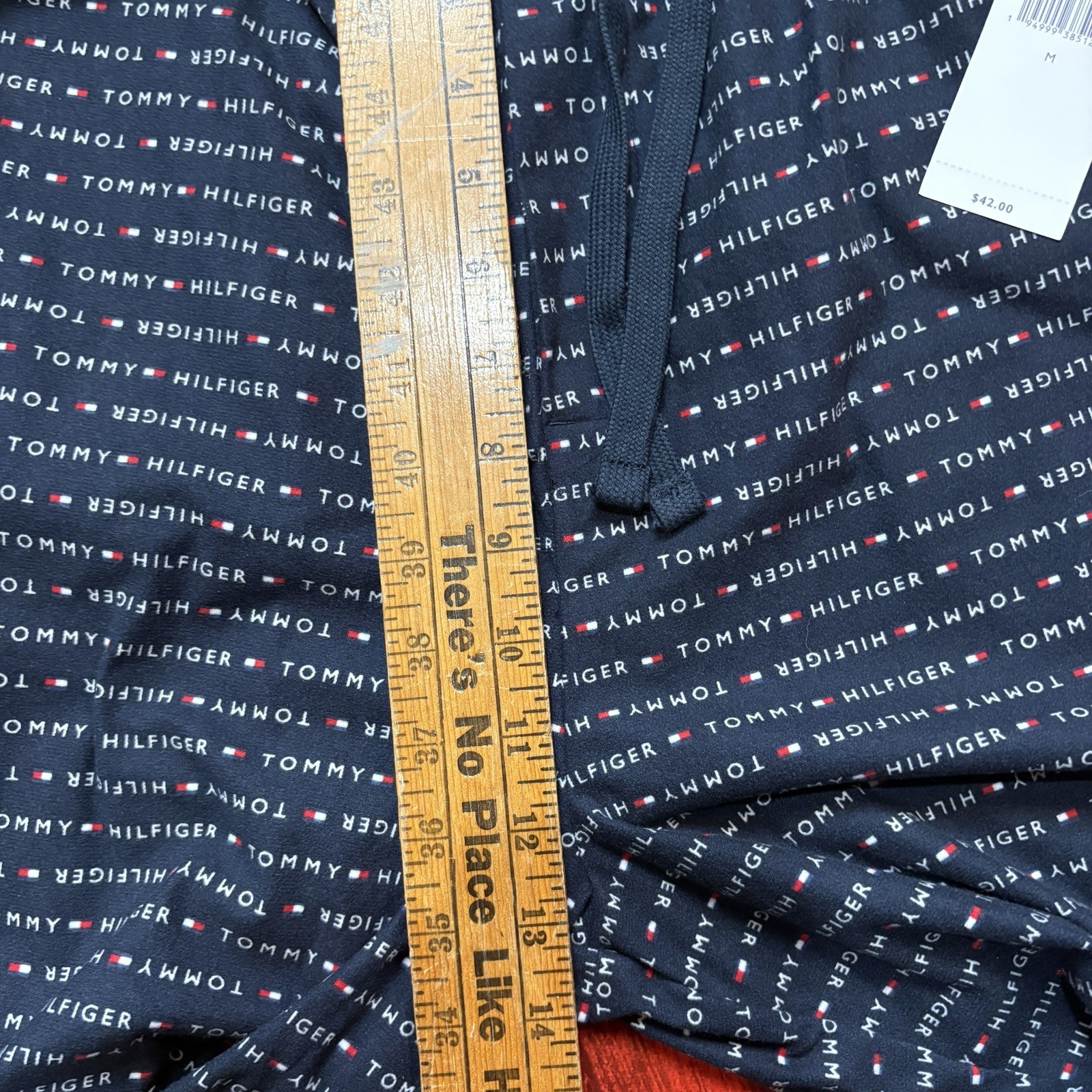 $42 Tommy Hilfiger Medium Wedgewood Pajama Sleepwear Blue Pants Drawstring NEW