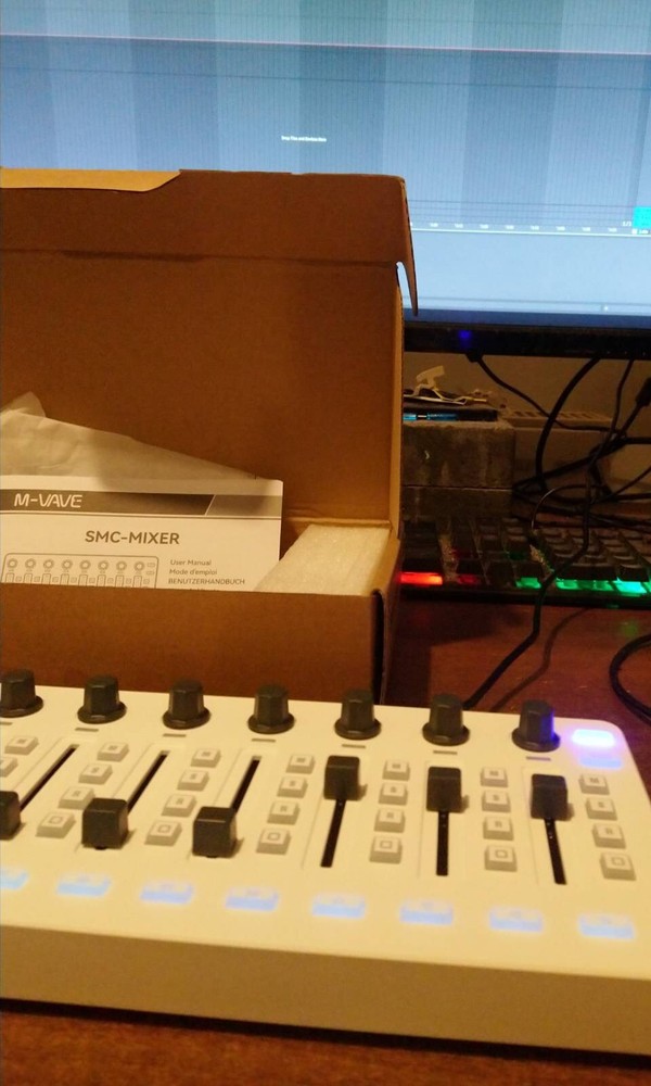 M-VAVE SMC-Mixer Wireless MIDI Controller Mixing Console Connection Rechargeable