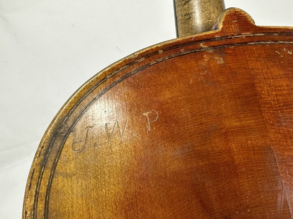 Antique German Violin Labeled "Carl Bachmann" With Case ~ Size 4/4