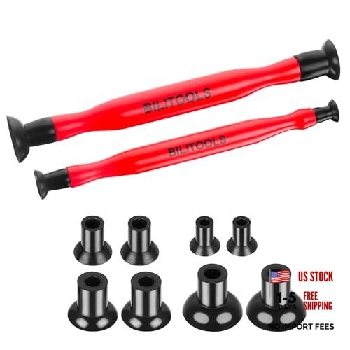 2PCS Valve Lapping Kit with 8 Suction Plates 4 Size, Valve Grinding Tool 2pcs