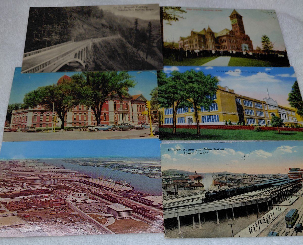 1200 US postcards postcard lot collection accumulation various states no damaged