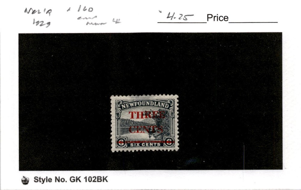 Newfoundland, Postage Stamp, #160 Mint LH, 1929 (AB)