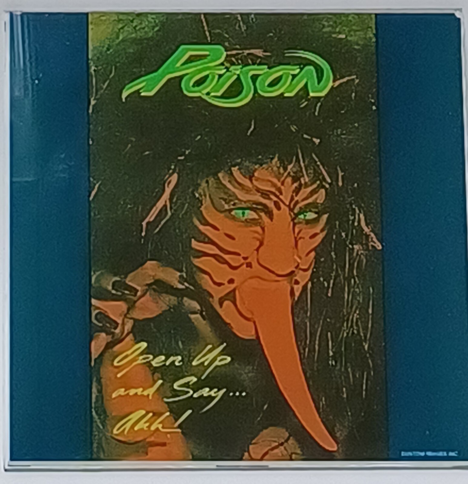 Vintage Poison Open Up And Say Ahh Carnival Mirror Prize Original Album Cover