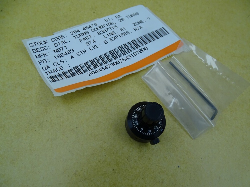 20 Turn Counting Dial , 83H7315
