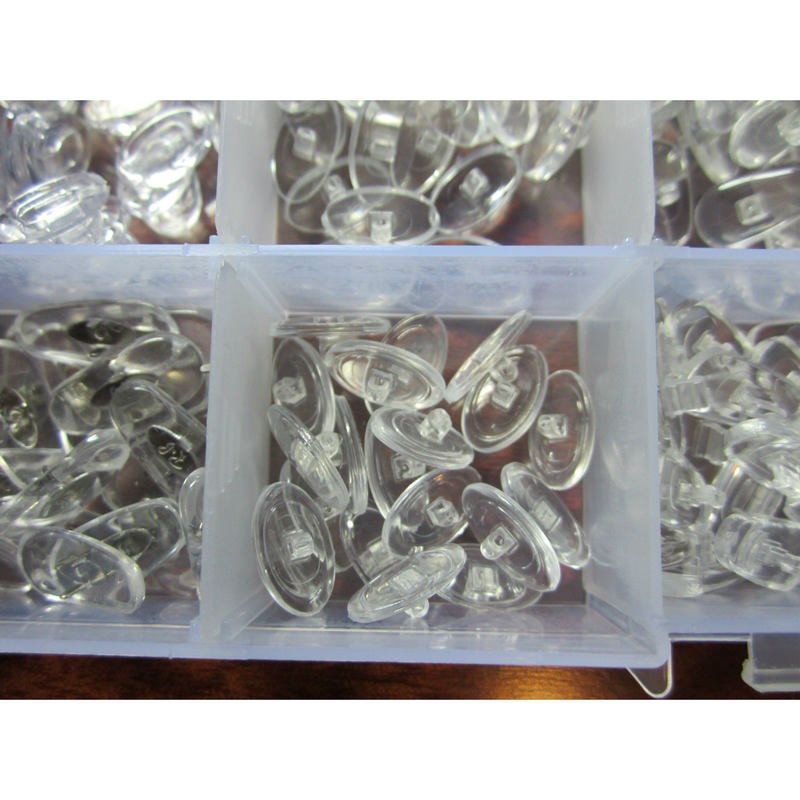 1Box 15 Kind Silicone Nose Pads Spare Replacement Parts For Eyeglasses Sunglass[