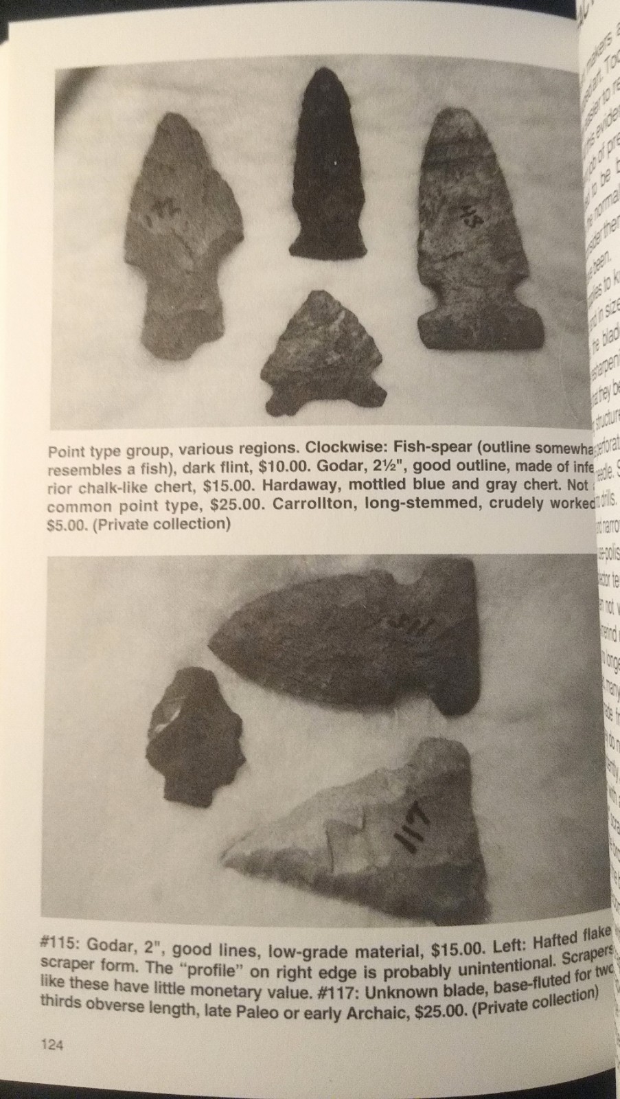 "Arrowheads & Projectile Points" Guide By Lar Hothem - Illustrated