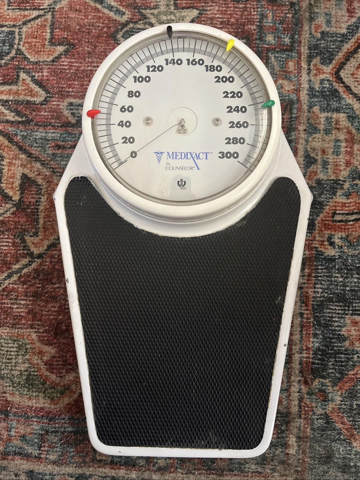 Vintage Medixact Counselor Scale Doctors Office Scale Works Great 300 Lb Limit