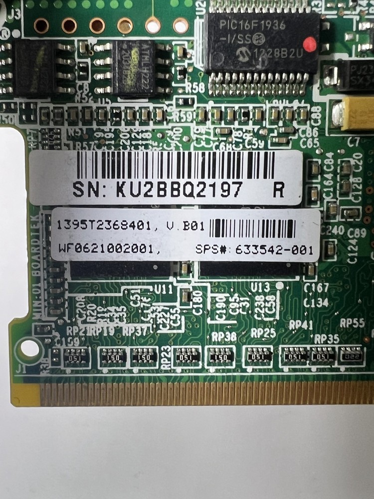 633542-001 HP 1GB P-Series Smart Array Flash Backed Write Cache (FBWC) 72-bit Wi