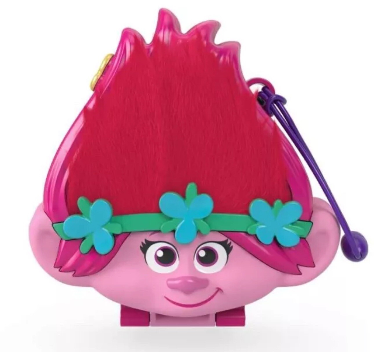 Polly Pocket & DreamWorks Trolls Compact Playset w POPPY & BRANCH & Accessories