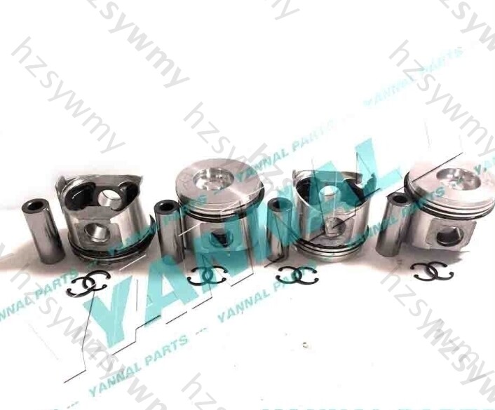 4Pcs Piston With Piston Ring+0.5mm For Yanmar 4TNV88 engine (oversize)