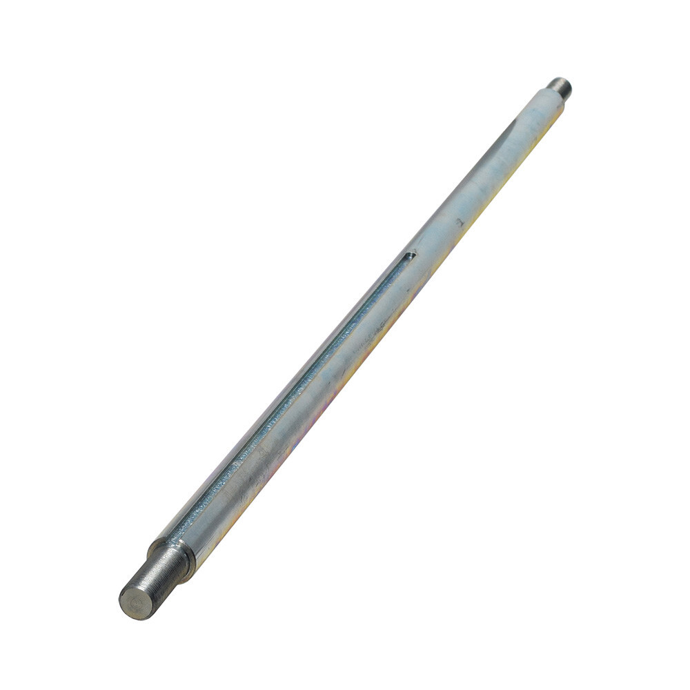 36" x 1" Steel Axle Rod with 3/4-16 Fine Thread and 1/4" Keyed Shaft for Go-Kart