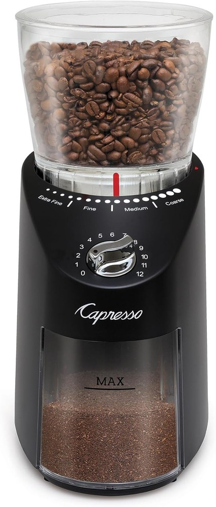Infinity Plus Conical Burr Grinder - Black